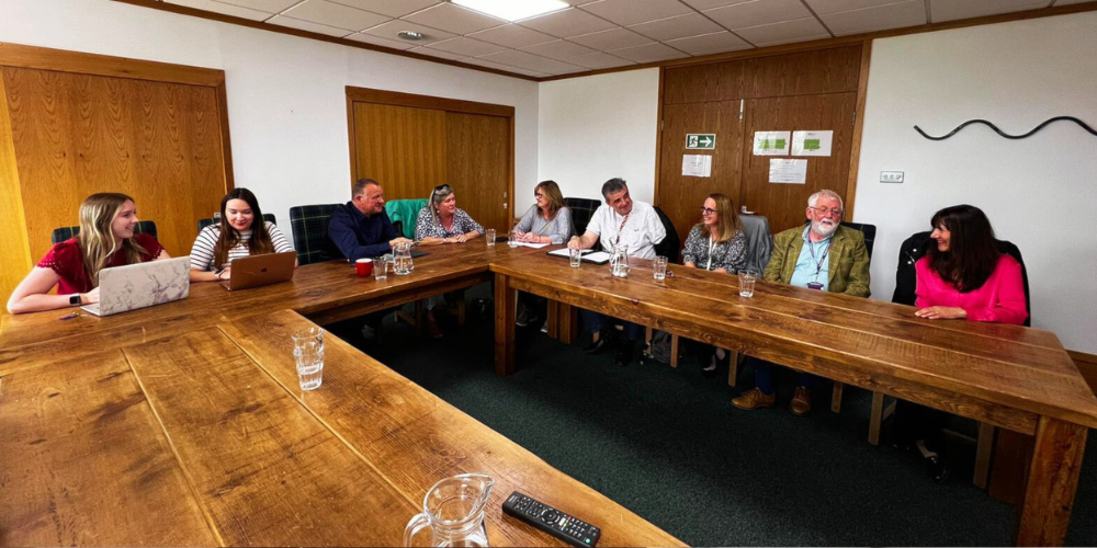 Drew Hendry MP and the other attendees during the roundtable event